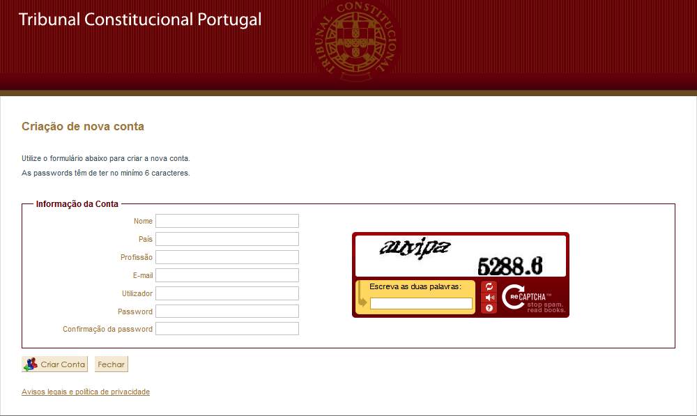 Base de dados dos Acórdãos 