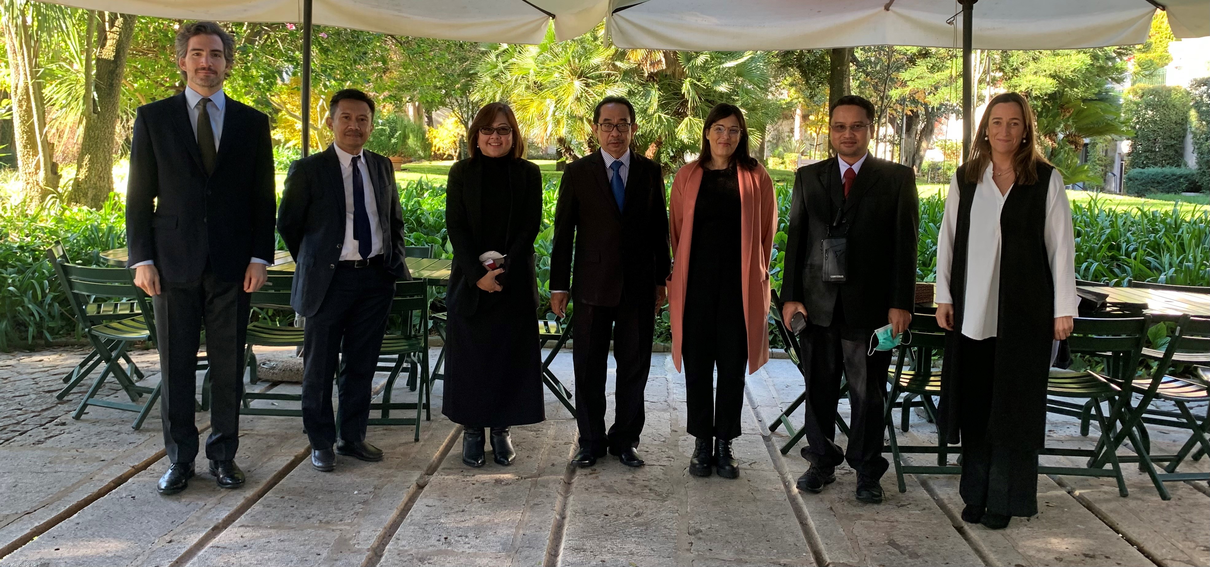 Visita de delegação do Tribunal Constitucional da Indonésia  