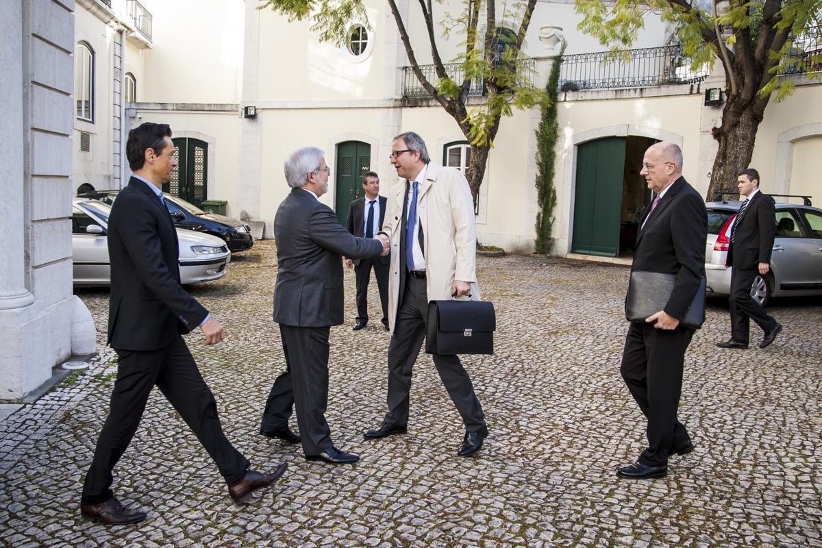 Visita de uma delegação do Tribunal Constitucional Federal da Alemanha 