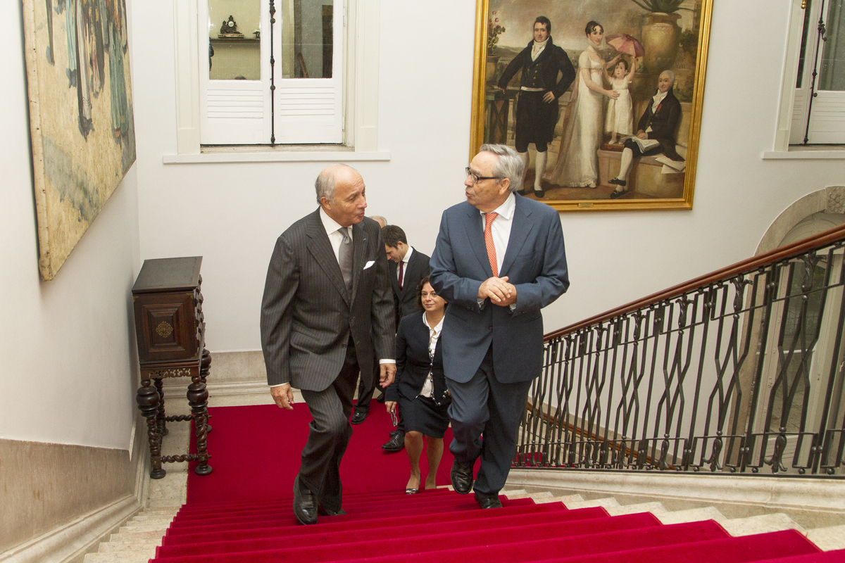 Visita do Presidente do Conselho Constitucional da República francesa 